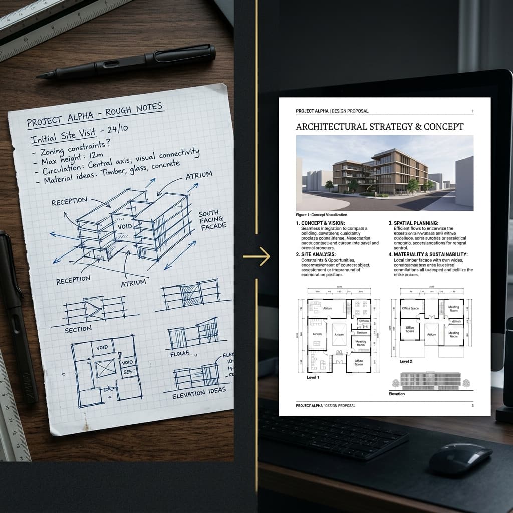 Before and after workflow